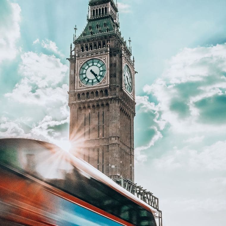 Big Ben and the Houses of Parliament in London